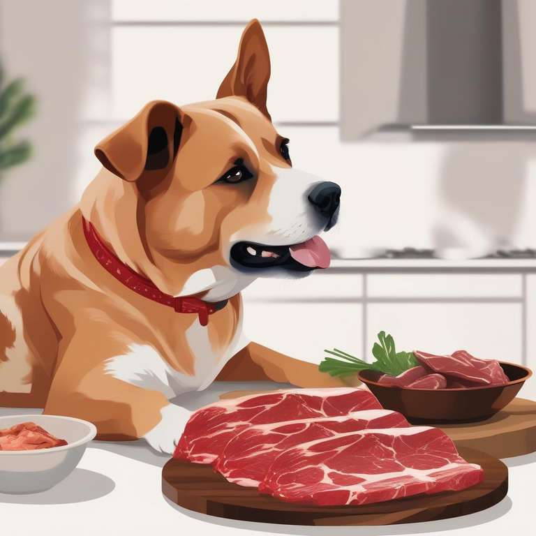 imagen sobre debemos darle carne cruda o cocida a los perros?
