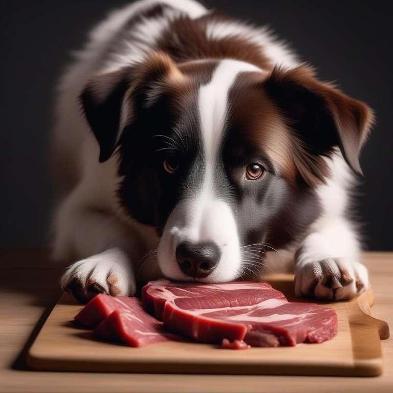 imagen sobre los perros pueden comer vísceras?